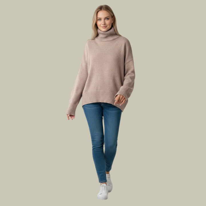 Paige | Women’s Modern Relaxed Fit Winter Turtlenecks Sweater