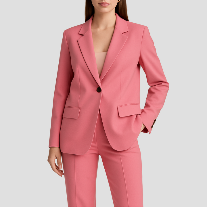 Evelyn | Women’s  Tailored Suit Set with Long Blazer