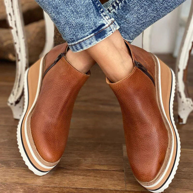 Fiona | Women’s Winter Platform Chelsea Boots