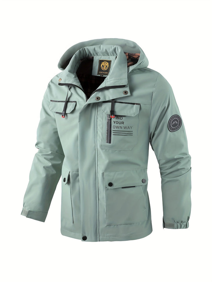 Aaron | Men’s Hooded Lightweight Waterproof Rain Jacket