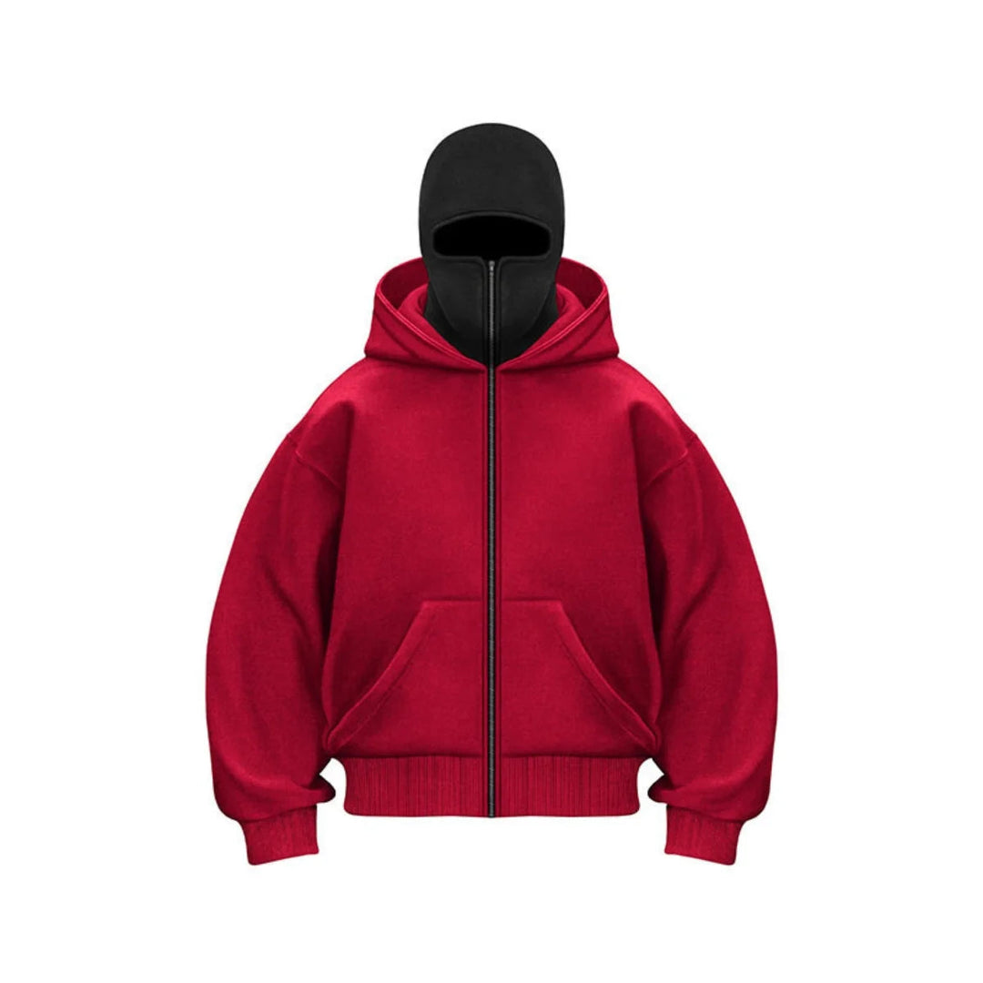Joseph | Men’s Winter Full Zip Face Cover Hoodie Jacket