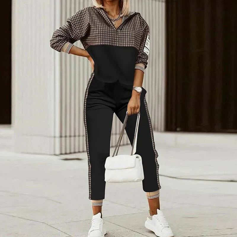 Nicole | Women’s Relaxed Fit Zip Tracksuit Set