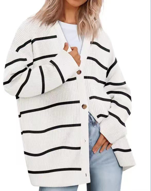 Hannah | Women’s Winter Button Up Casual Knit Cardigan