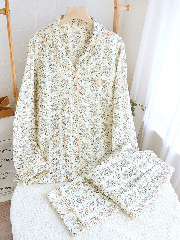 Hazel | Women’s Long Sleeve Floral Pajama Set