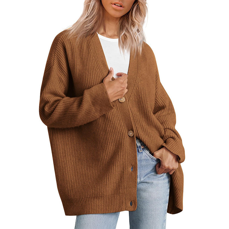 Hannah | Women’s Winter Button Up Casual Knit Cardigan