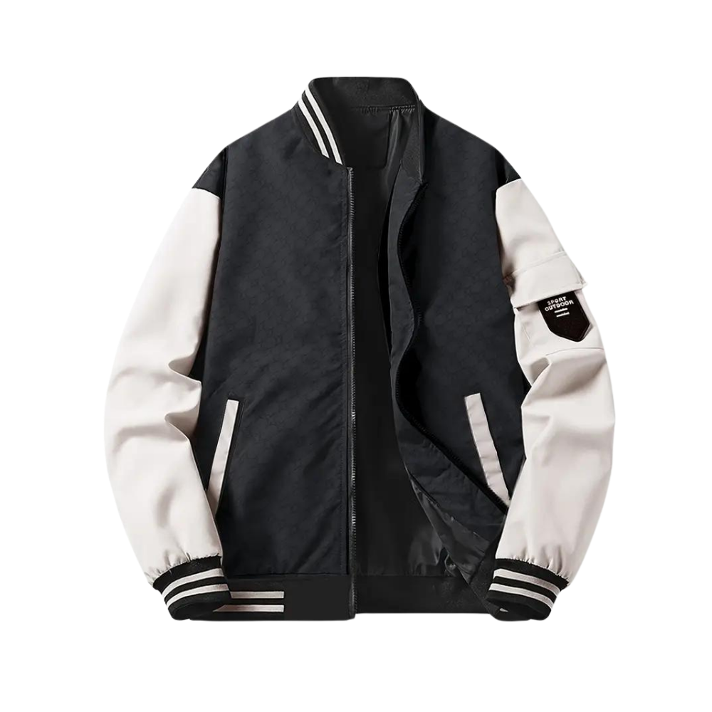 Charles | Two-Tone Varsity Style Jacket