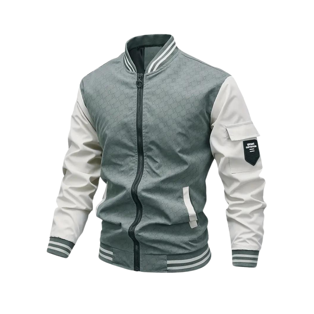 Charles | Two-Tone Varsity Style Jacket