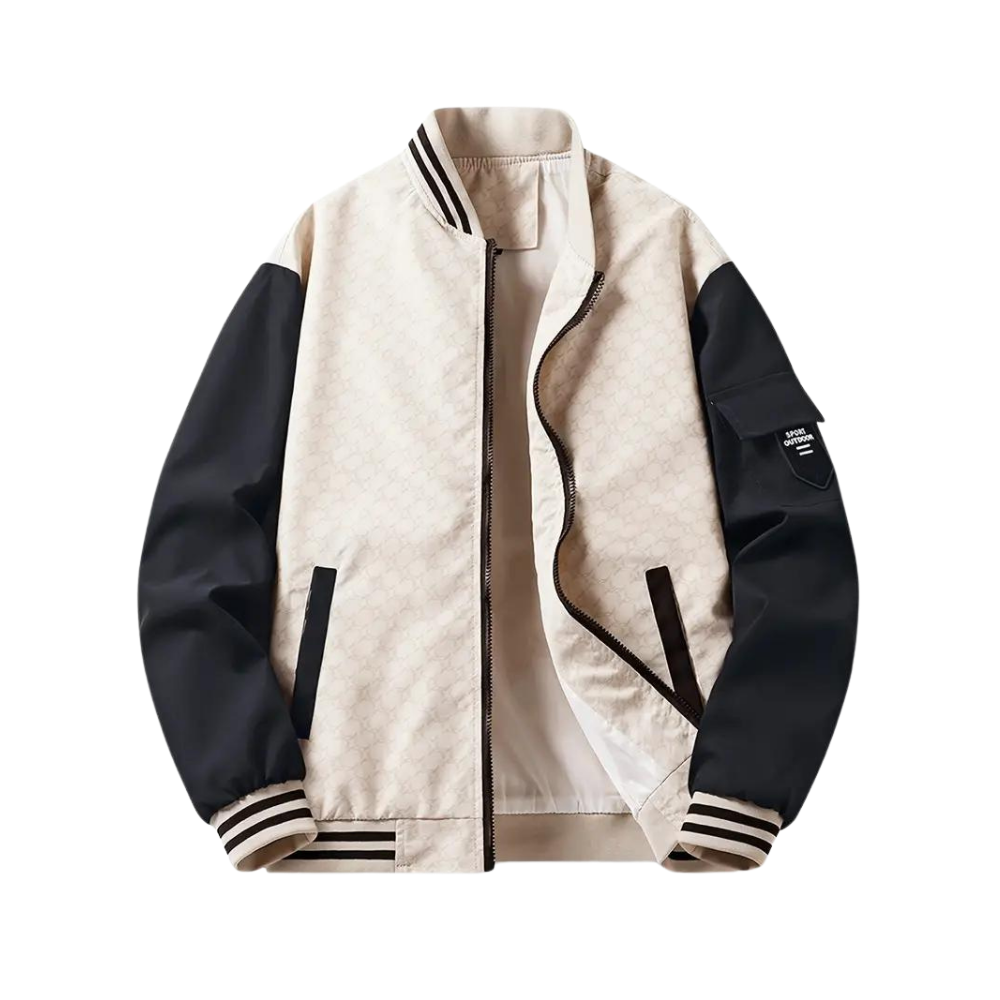 Charles | Two-Tone Varsity Style Jacket