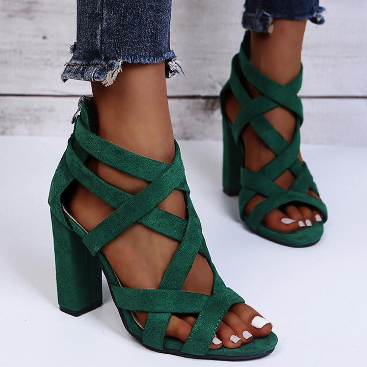 Paige | Women’s Chunky Heel Strappy Shoes