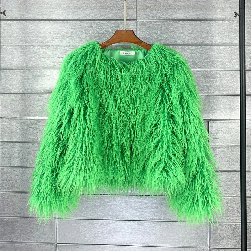Ashley | Women’s Stylish Faux Fur Cropped Jacket