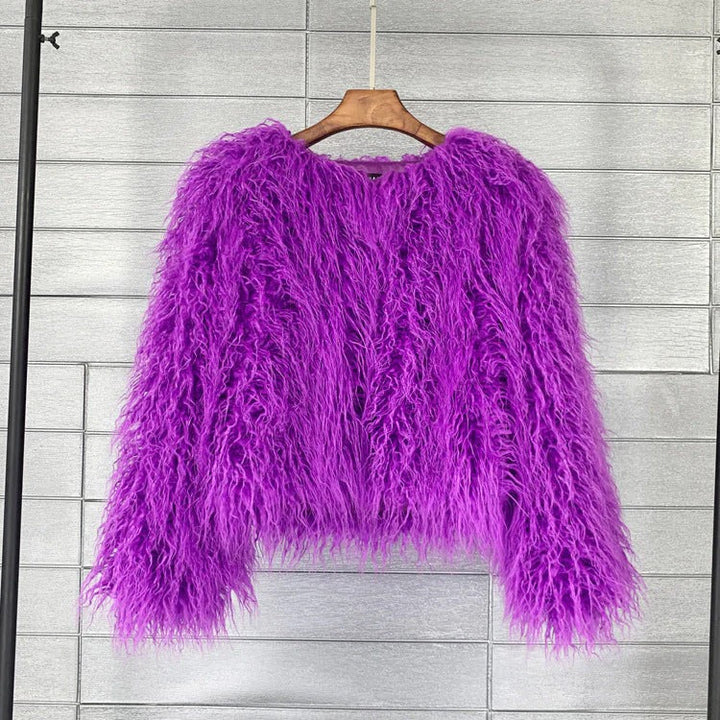 Ashley | Women’s Stylish Faux Fur Cropped Jacket
