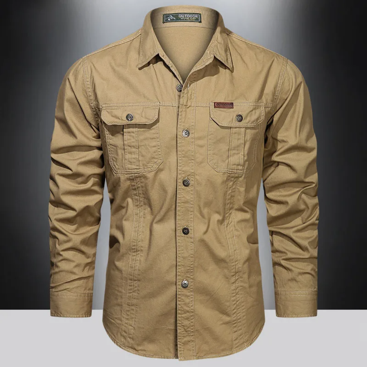 Jacob | Men's Outdoor Long-Sleeve Shirt with Pockets