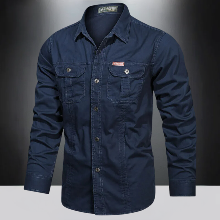 Jacob | Men's Outdoor Long-Sleeve Shirt with Pockets