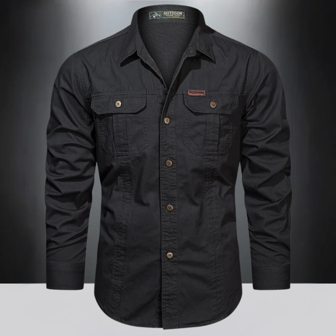 Jacob | Men's Outdoor Long-Sleeve Shirt with Pockets