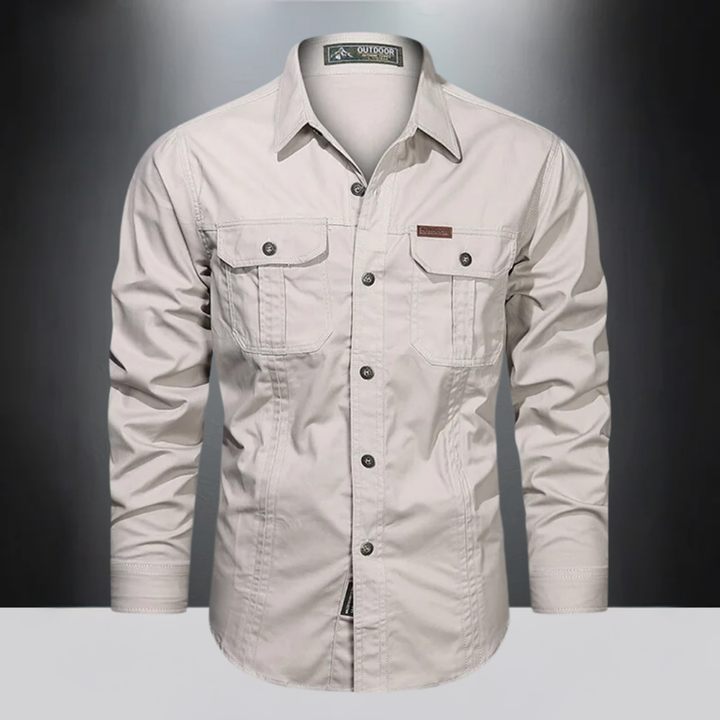 Jacob | Men's Outdoor Long-Sleeve Shirt with Pockets