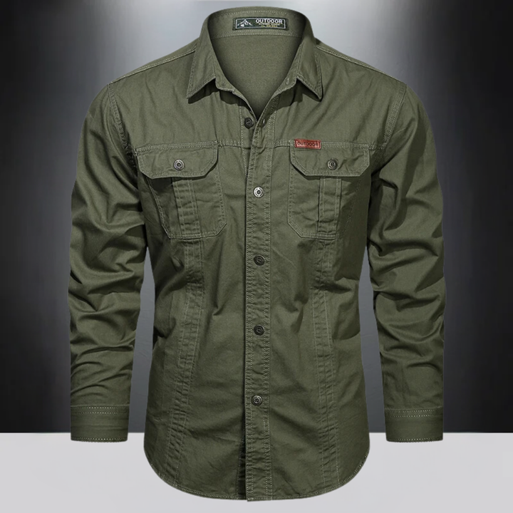 Jacob | Men's Outdoor Long-Sleeve Shirt with Pockets