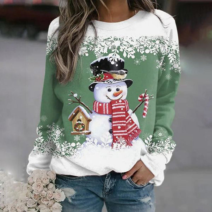 Andrew | Women Winter Snowman Graphic Sweater