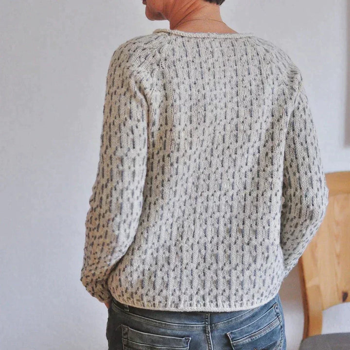 Dana | Women’s Casual Knit Sweater with Boat Neck