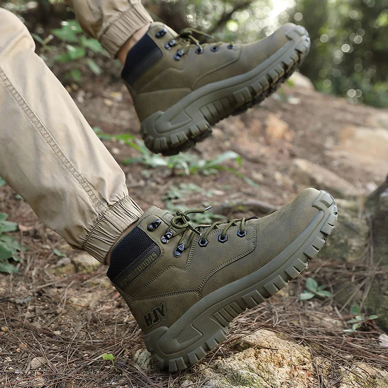 Simon | Men’s Outdoor Hiking Boots with Laces