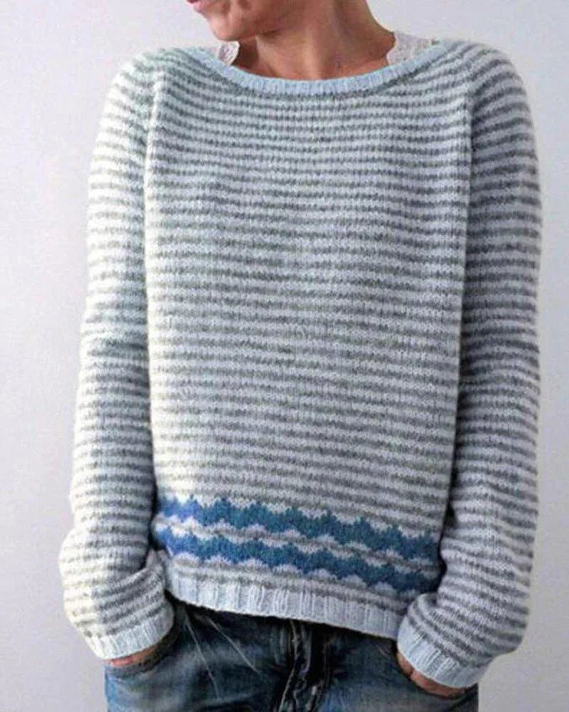 Christopher | Women Winter Pattern Knit Sweater