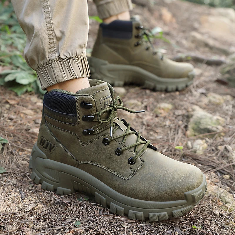 Simon | Men’s Outdoor Hiking Boots with Laces