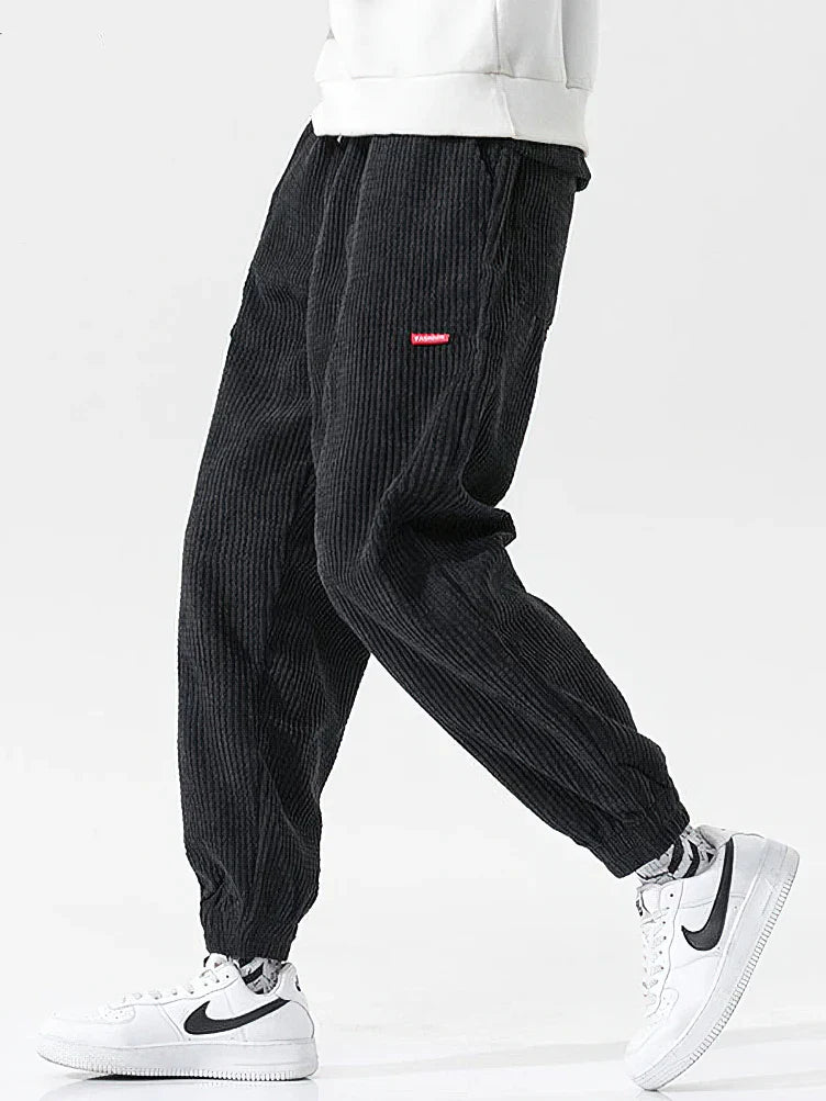 Evan | Men’s Ribbed Winter Jogger Pants