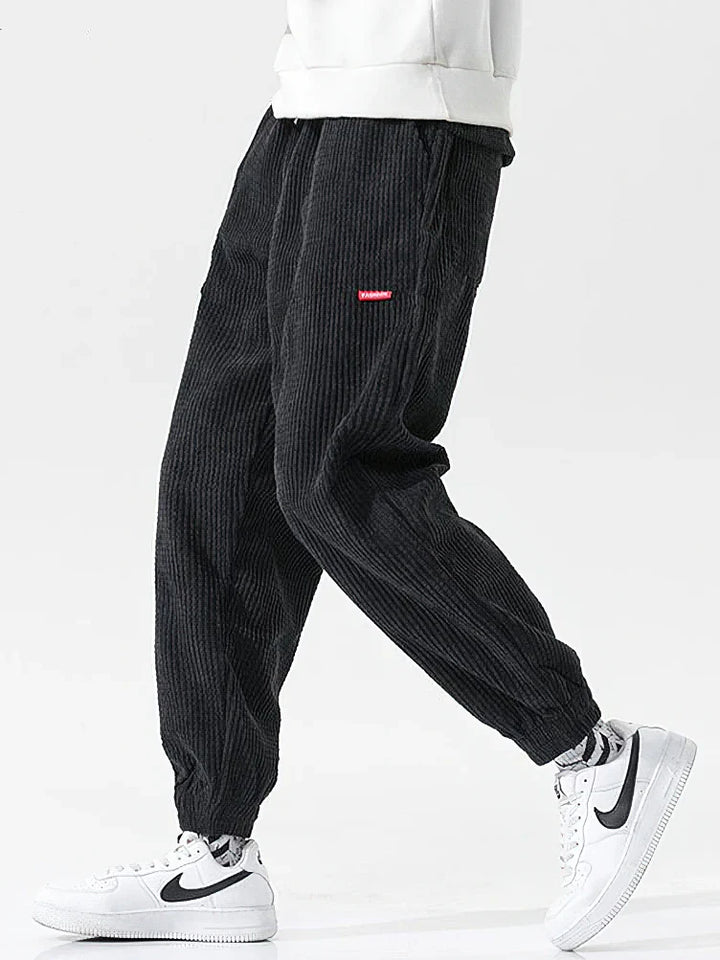 Evan | Men’s Ribbed Winter Jogger Pants