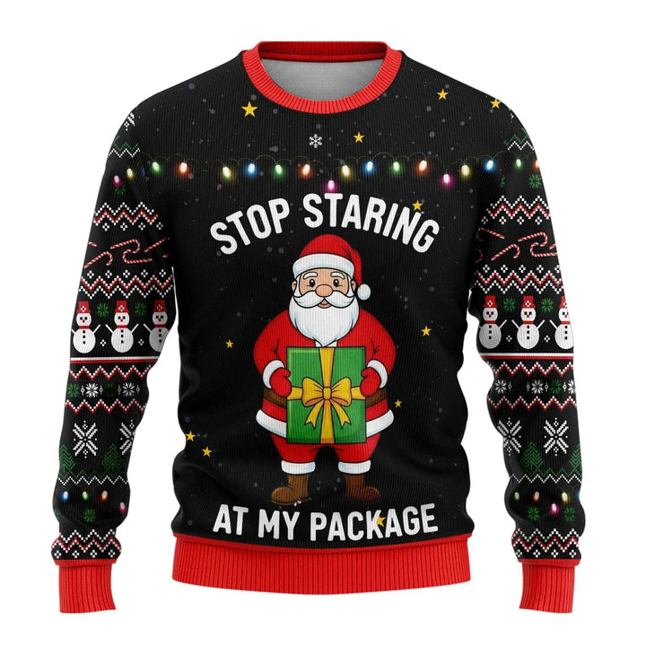 Aiden | Men’s Snowman Print Christmas Sweater