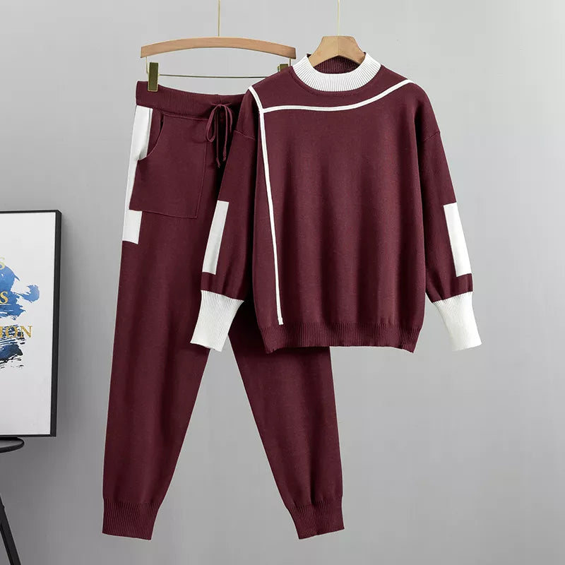 Kaitlyn | Women’s Casual Lounge Sweater Pants Set