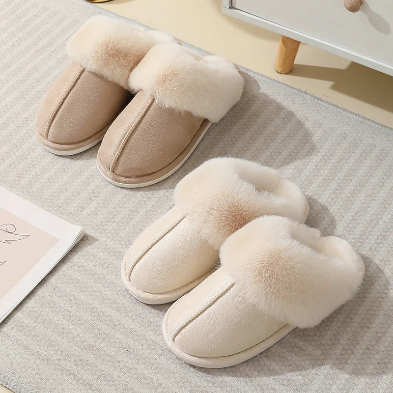 Caitlyn | Women’s Plush Fur Indoor Slippers