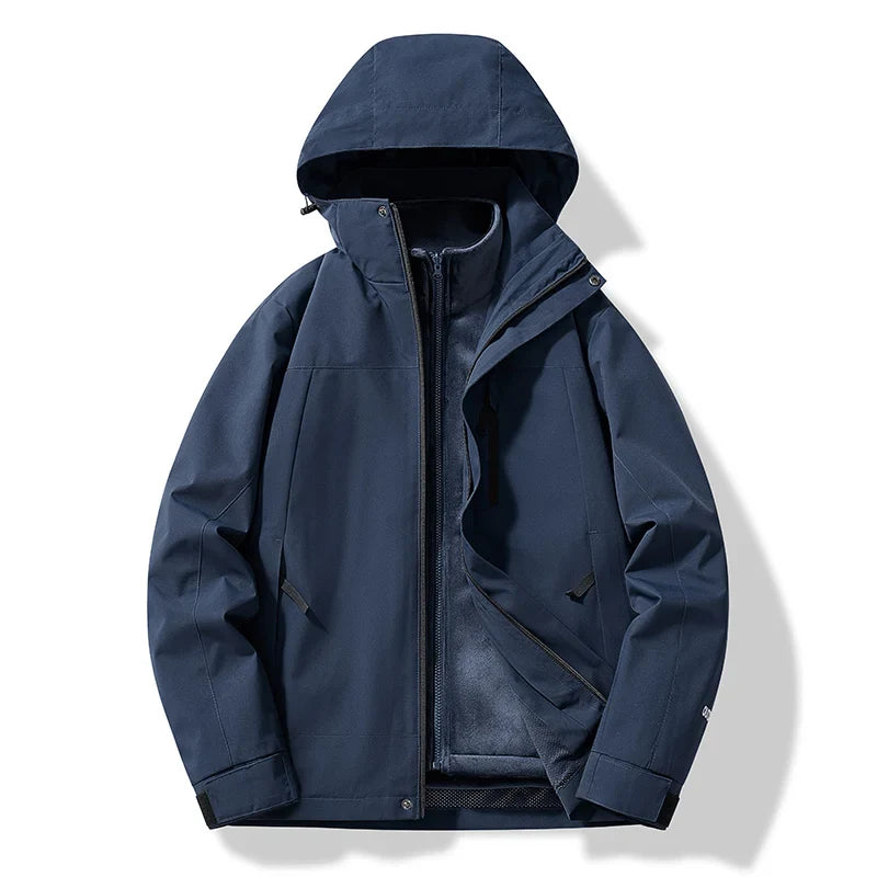 Adam | Men’s Winter Hooded Ski Zip Up Jacket