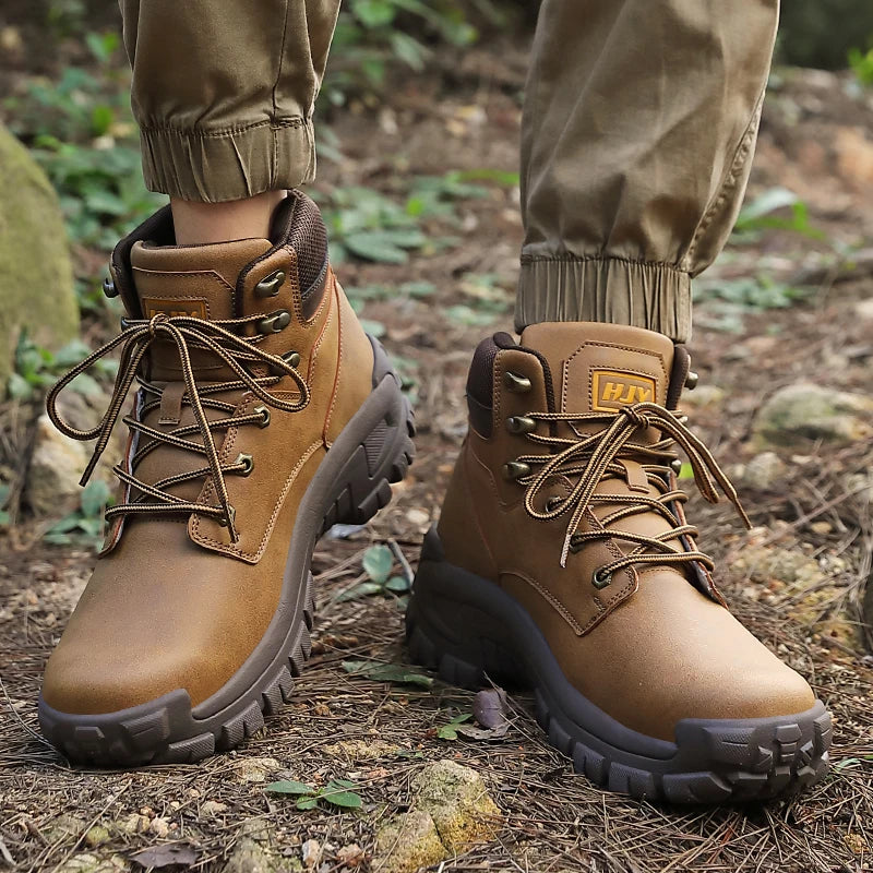 Simon | Men’s Outdoor Hiking Boots with Laces