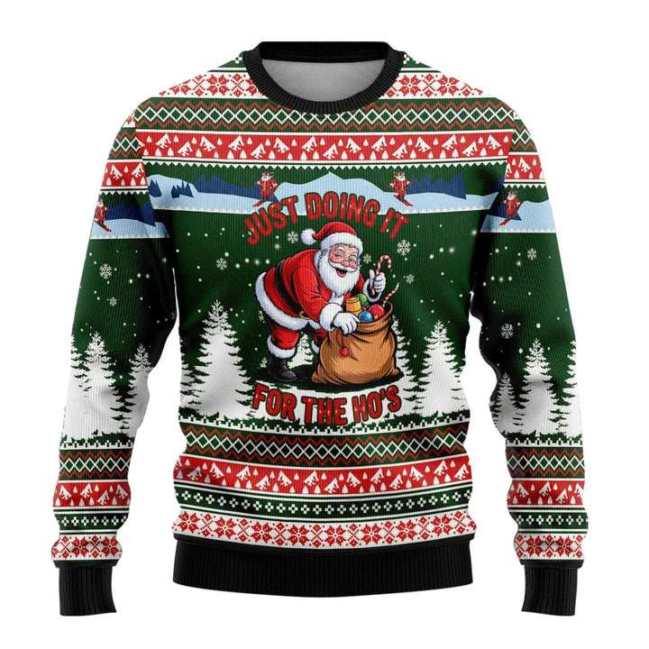 Aiden | Men’s Snowman Print Christmas Sweater