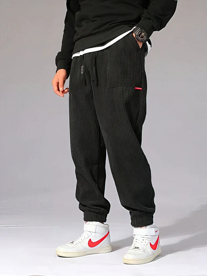 Evan | Men’s Ribbed Winter Jogger Pants