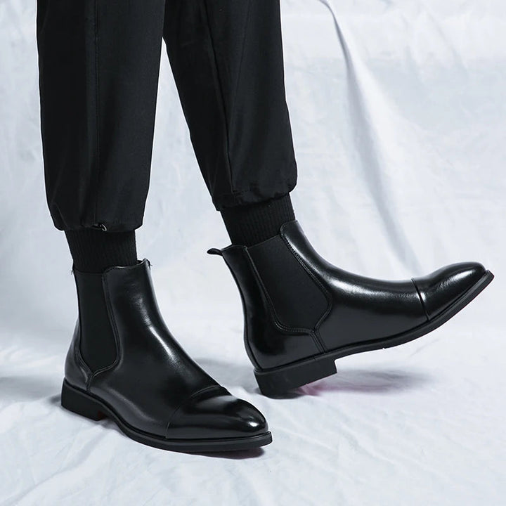 Sean | Men’s Suede Chelsea Boots with Elastic