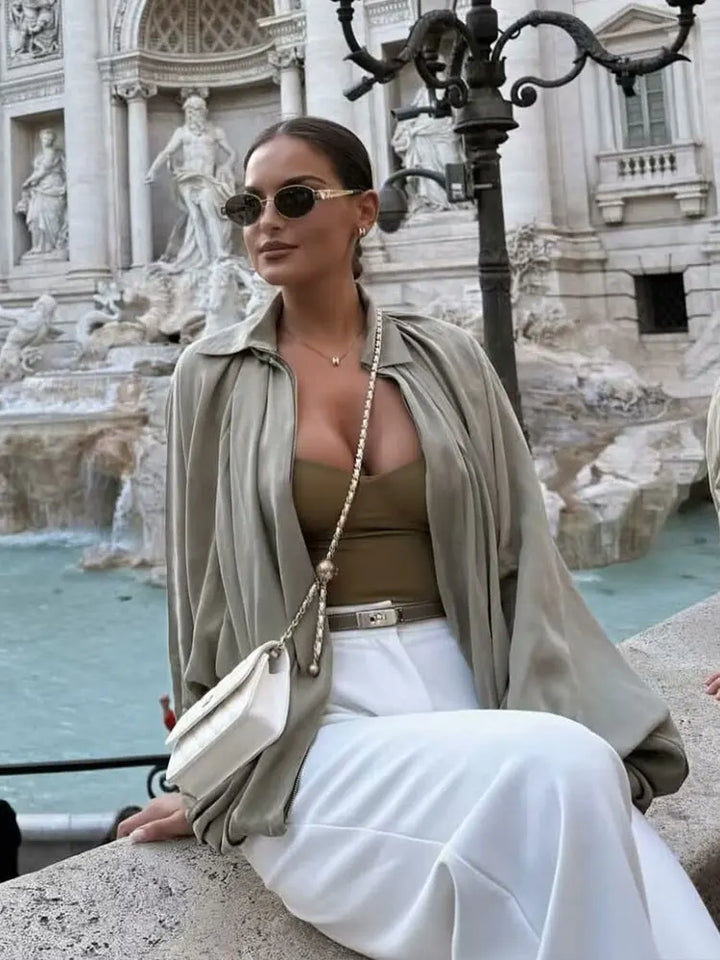 Ella | Women’s Winter Pleated Blouse
