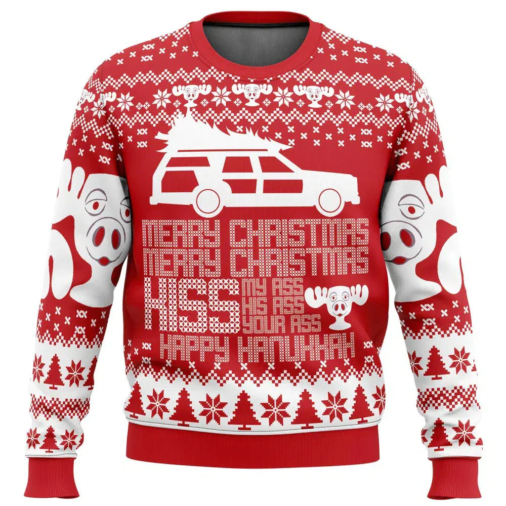 Dylan | Men’s Funny Ski Theme Christmas Sweater