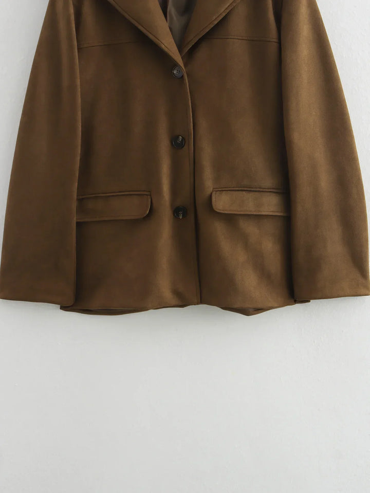 Emma | Women's Casual Buttoned Oversized Jacket