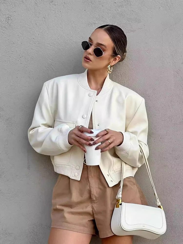 Clara | Women’s Casual Pocket Front Bomber Jacket