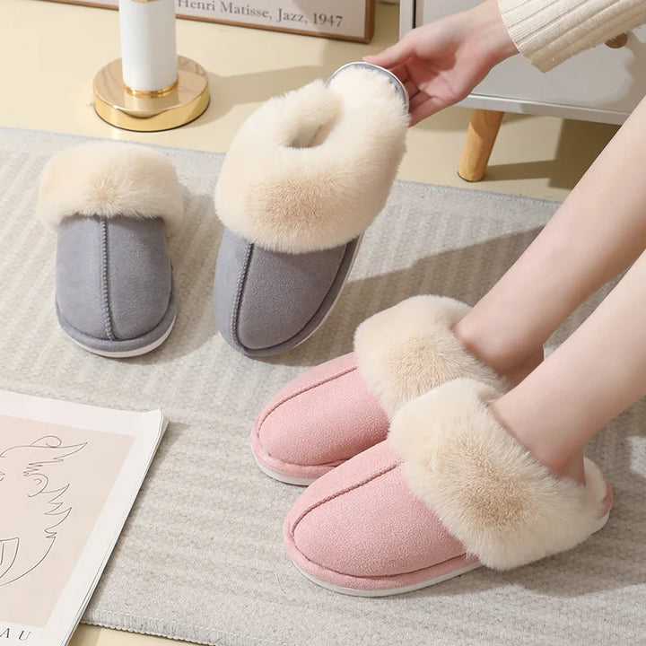 Caitlyn | Women’s Plush Fur Indoor Slippers