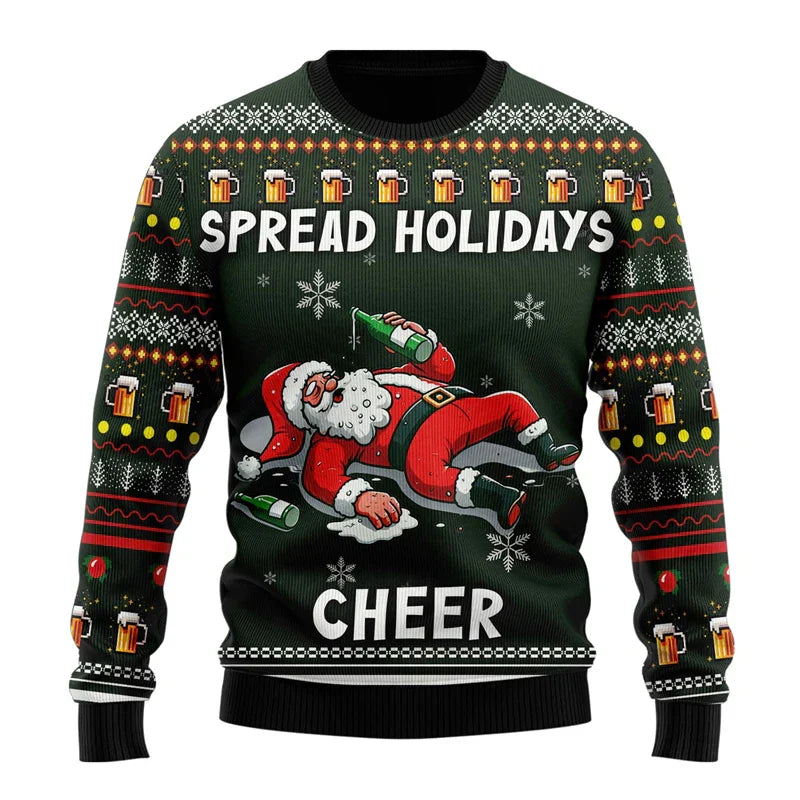 David | Men’s Funny Holiday Christmas Sweater