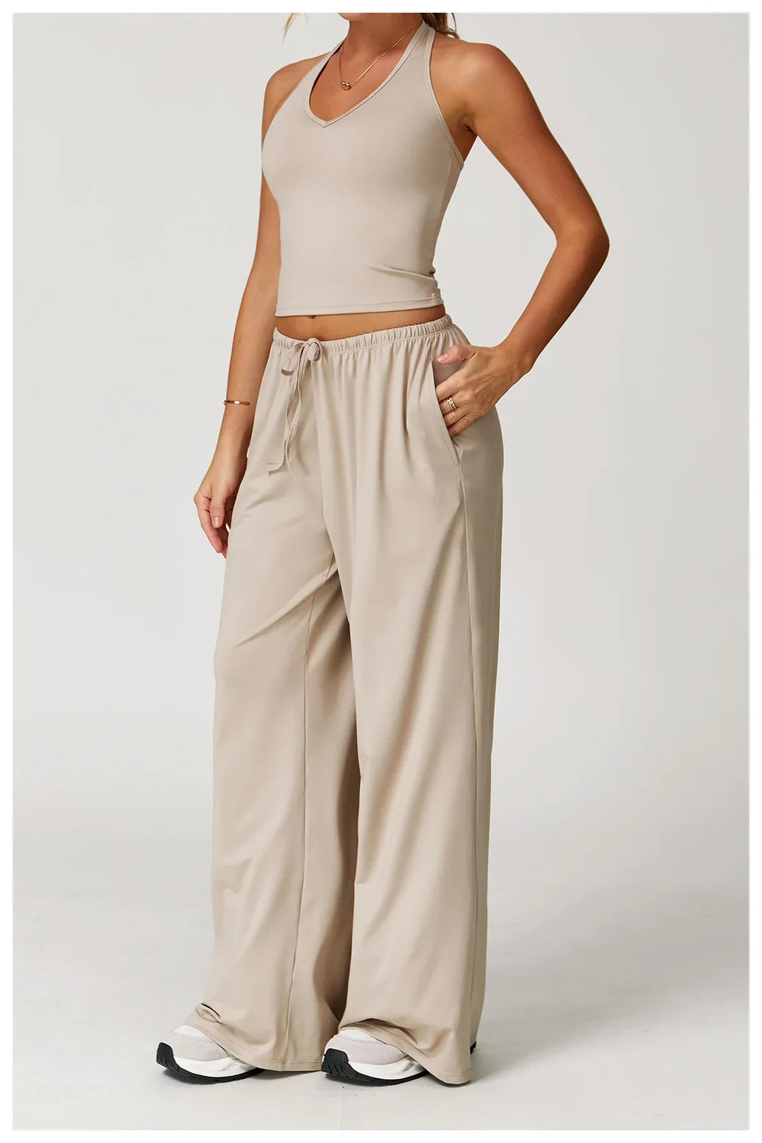 Eleanor | Women’s Winter Casual Wide Leg Loose Fit Pants