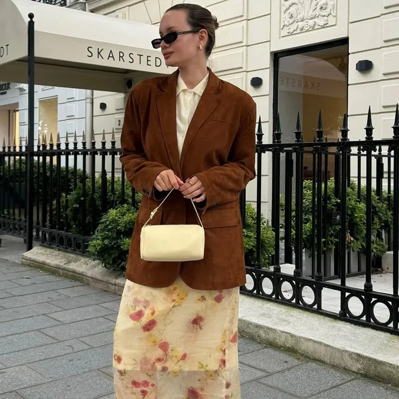 Emma | Women's Casual Buttoned Oversized Jacket