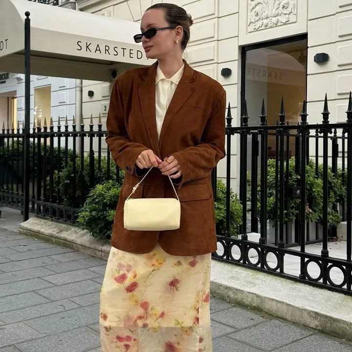 Emma | Women's Casual Buttoned Oversized Jacket