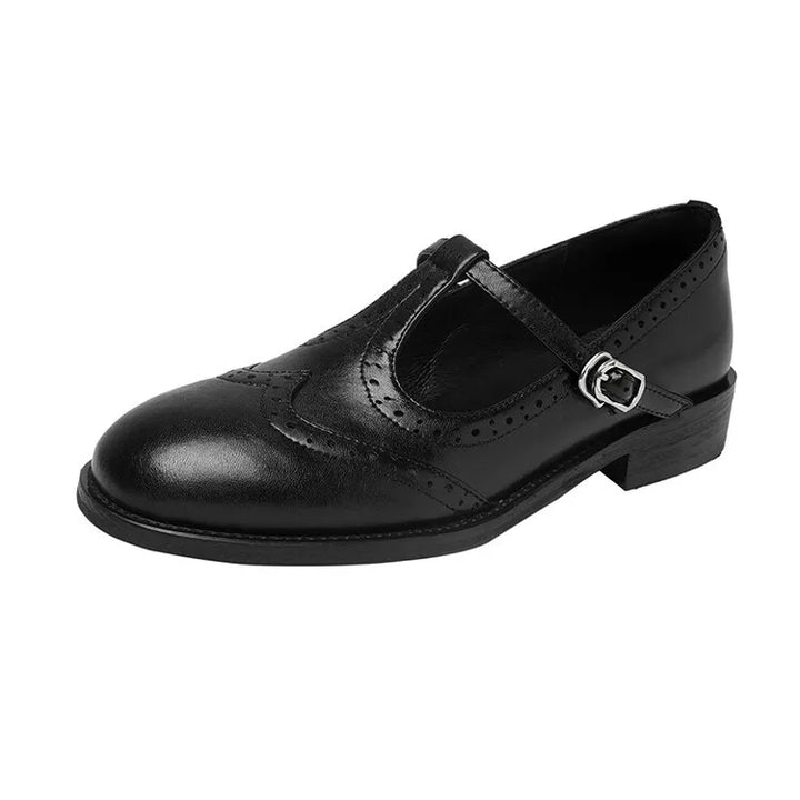 Margaret | Classic Women’s Leather T-Strap Shoes