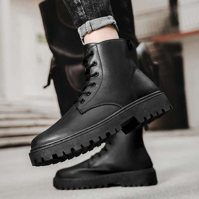 Alexander | Men’s Lace-Up Boots with Chunky Sole