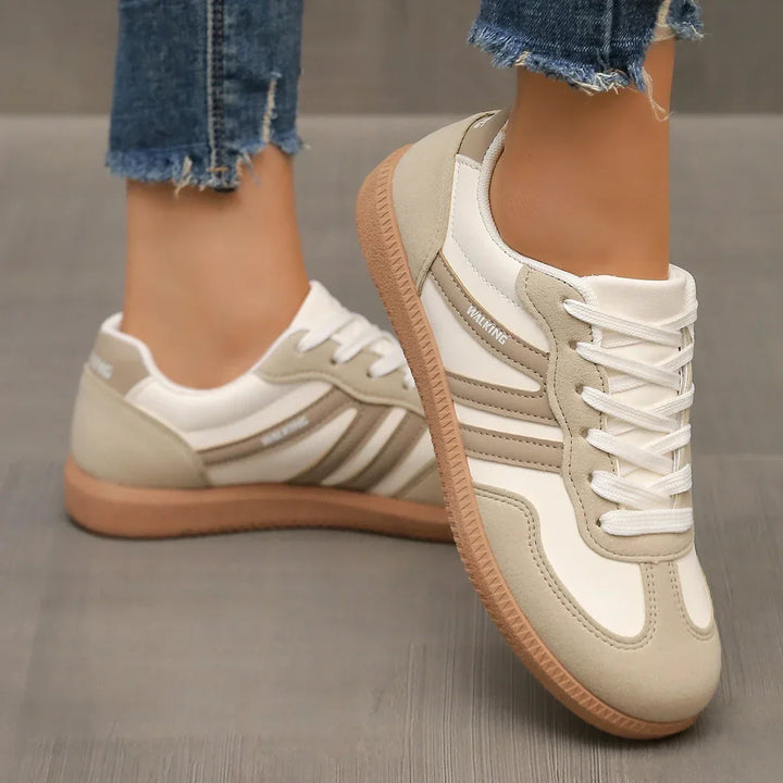Riley| Women’s Stretch Fit Leopard Pattern Sneakers