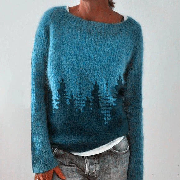 Christopher | Women Winter Pattern Knit Sweater