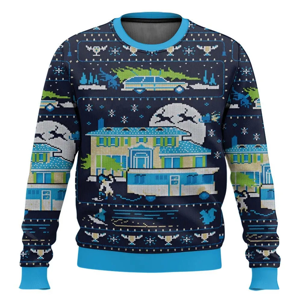 Dylan | Men’s Funny Ski Theme Christmas Sweater