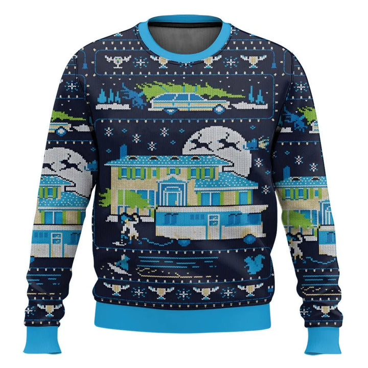 Dylan | Men’s Funny Ski Theme Christmas Sweater